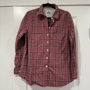 Ridgecut Toughwear Women's Flannel Pink Plaid Button Down Size Large.‎